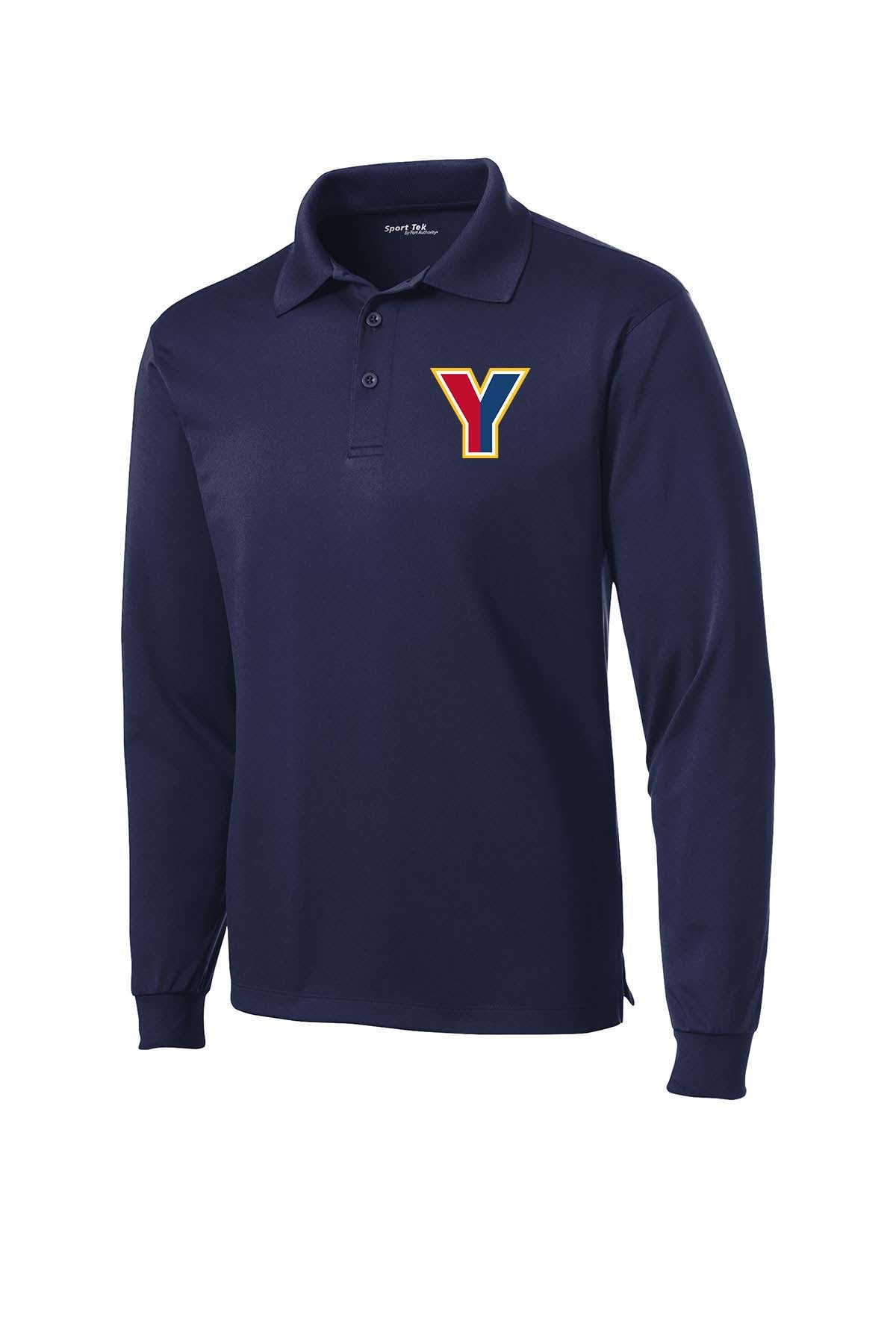 Sport-Tek Long Sleeve Polo Embroidered