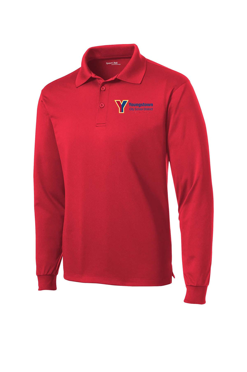 Sport-Tek Long Sleeve Polo Embroidered